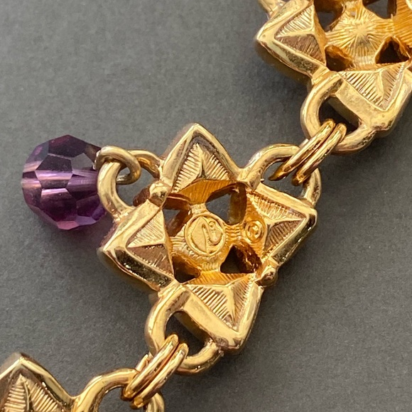 Swarovski Signed  necklace and bracelet set - Picture 9 of 11